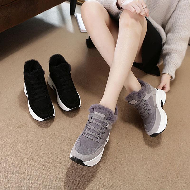 Women Boots Winter Ankle Boots for Women Winter Shoes Female Snow Boots Botas Mujer Warm Plush Shoes Woman