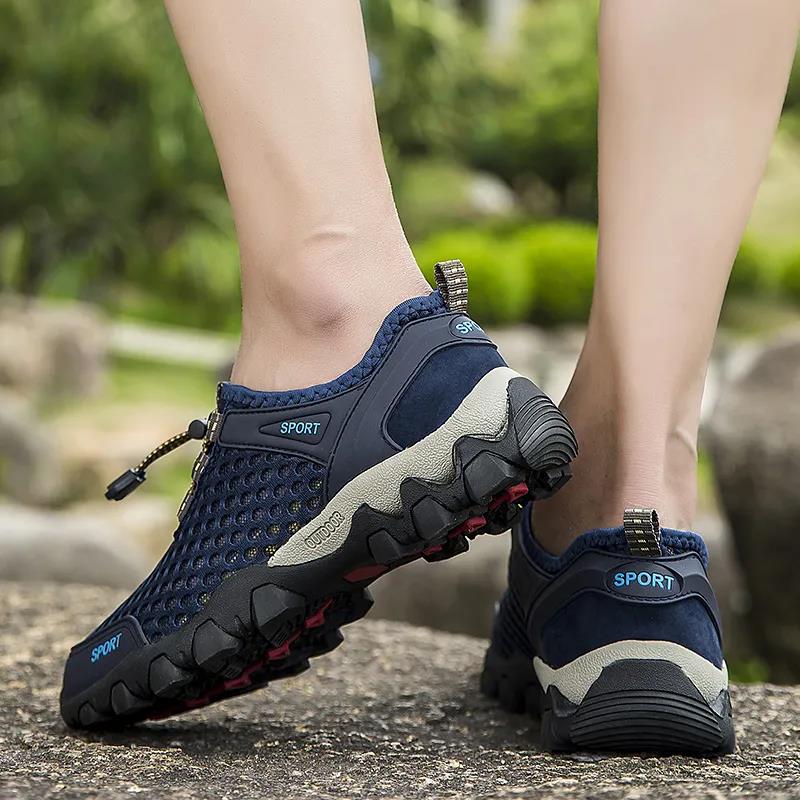Unisex Hiking Shoes Outdoor Sports Shoes Non-slip Wear-resistant Hiking Shoes Breathable Lightweight Running Shoes