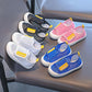 Children's Summer Hollow Mesh Shoes  Baby Canvas Shoes  Soft-soled Indoor Shoes  White Shoes  Children's Canvas Shoes