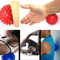 2pcs Massage Ball Relax Balls Hand Foot Point Peanut Massage Spiky Ball Pain Relief Fitness Health Care