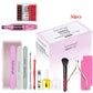 Nail Art Gel Polish Lacquer Cleaner Gel Nail Wraps UV Gel Remove Wipes Nail Care Tools kit
