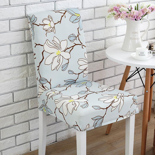 Elastic Chair Covers With Backrest Stretch Removable Dining Seat Case Protector Home Decorative