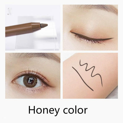 Eyeliner female non-marking waterproof pencil-type hard head extremely thin beginner brown inside