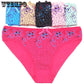 Top 6 Pcs/Lot Briefs Women Underpants Plus Size Cotton Panties Sexy Underwear