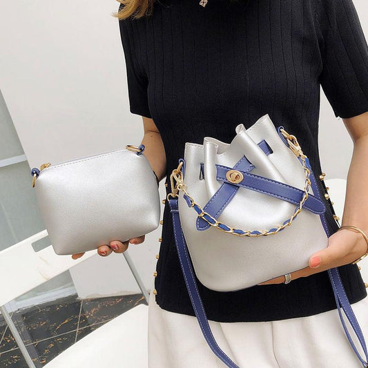 Bags Ladies Fashion Trends Spring and Summer Leisure Shopping Portable Bucket Bag Girls Messenger Shoulder Bag