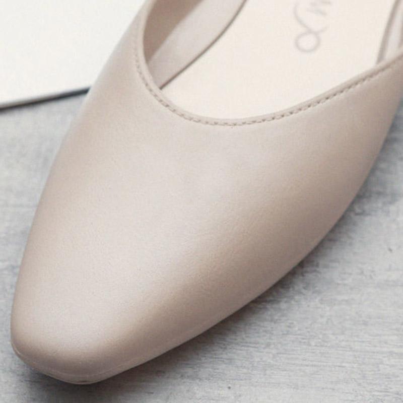 Summer Mid-heel Slippers Women's Outer Wear Soft Bottom Non-slip Toe Slippers