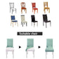 2/4/6PCS  Dining Chair Cover Spandex Elastic Chair Slipcover Case Stretch Seat Cover for Wedding Hotel Banquet Living Room