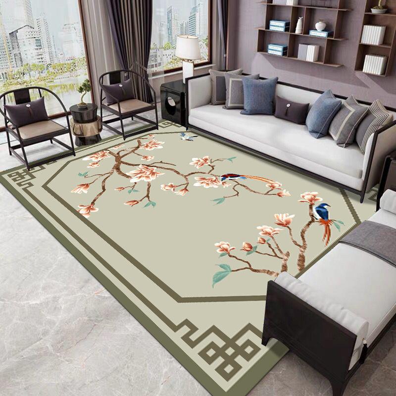 Chinese Classical Living Room Carpet Simple Bedroom Full Bed Blanket Chinese Style Home Coffee Table Blanket Large Area Mat