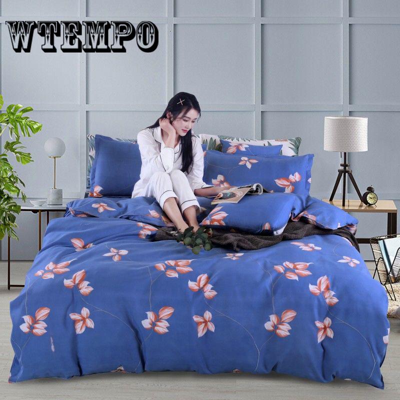 Sheet Pillowcase Duvet Cover Set Print Bedding Sets