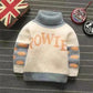 Boys Mink Velvet Turtleneck Sweater Thickening Children's Pullover Sweater Winter Clothing Children Thickening Baby Bottoming Sweater