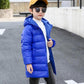 White Duck Down Children's Down Jacket In The Long Section Thicken Boys and Girls Western Style Big Children's Autumn and Winter Children's Jackets