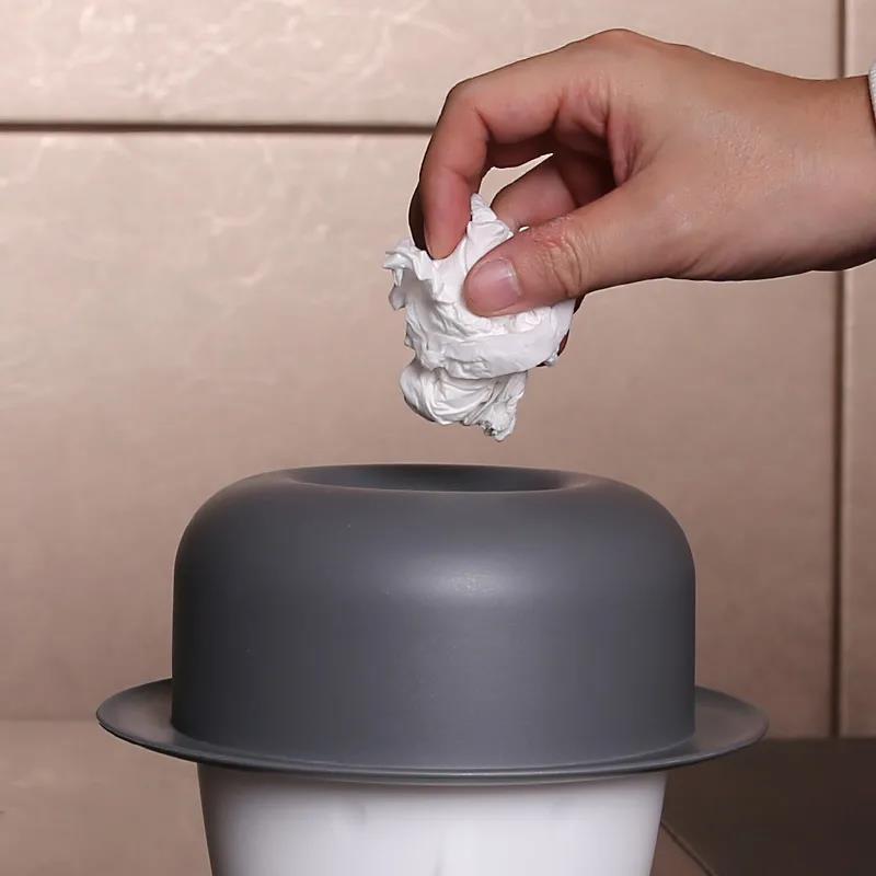 Personalized Desktop Trash Can Household Living Room Bedroom Cleaning Small Trash Can Office Desk Paper Basket Bucket Fruit Storage