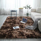 Tie-dyed Plush Living Room Soft Carpet Bedroom Non-slip Floor Mat Bedroom Absorbent Carpet
