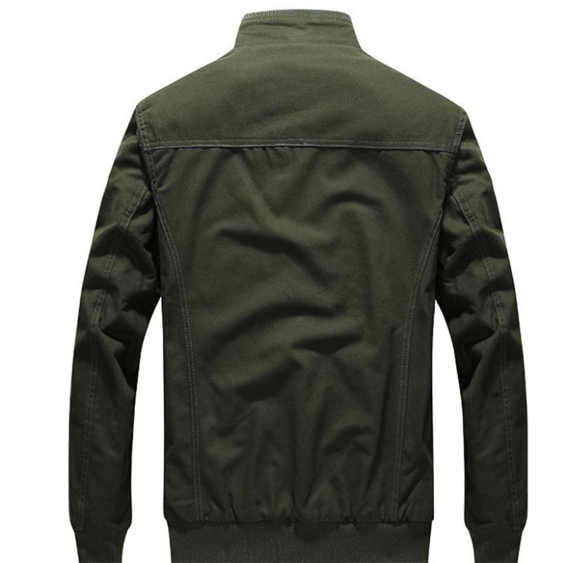 Men's Jacket Cotton Uniform Tooling Jacket Loose Large Size Cotton Jacket Plus Velvet Padded Jacket