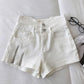 Large Size Loose Denim Shorts Female High Waist Summer Korean Version Was Thin Fashionable Double Zipper Wide Leg Pants