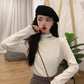 Pofulove Little Man Wild Fungus Bottoming Sweater Sweater Women's Fashion Outerwear Western-style