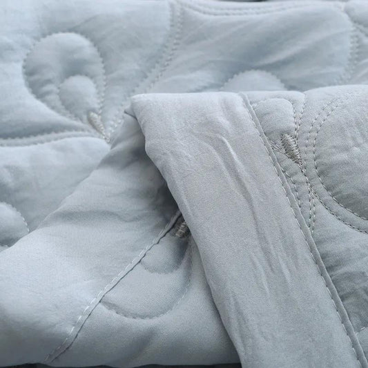 Summer Washed Cotton Skin-friendly Thin Air-conditioning Quilt Single Double Summer Cool Quilt