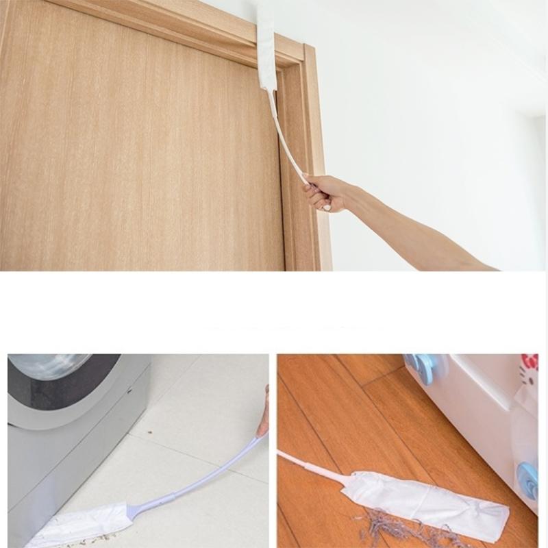 Lengthened Non-woven Cleaning Brush Flat Brush Head Dust Removal Gap Brush Long Handle