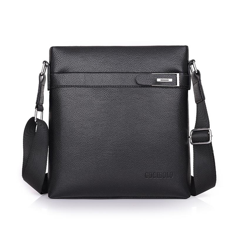 Shoulder Messenger Women Men Bag Genuine Leather Office Business Briefcase For Handbag Male Female
