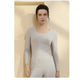 Women's 2 Pieces Long-sleeve Suit Set Thermal Underwear Temperature Homewear Slim Comfortable Home Pajamas Tight Sexy Body Suit Round Neck Clothing