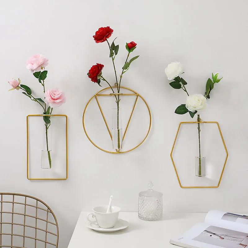 Wall Mounted Flower Stand Iron Art Flower Arrangement Flower Device Wall Decoration Pendant