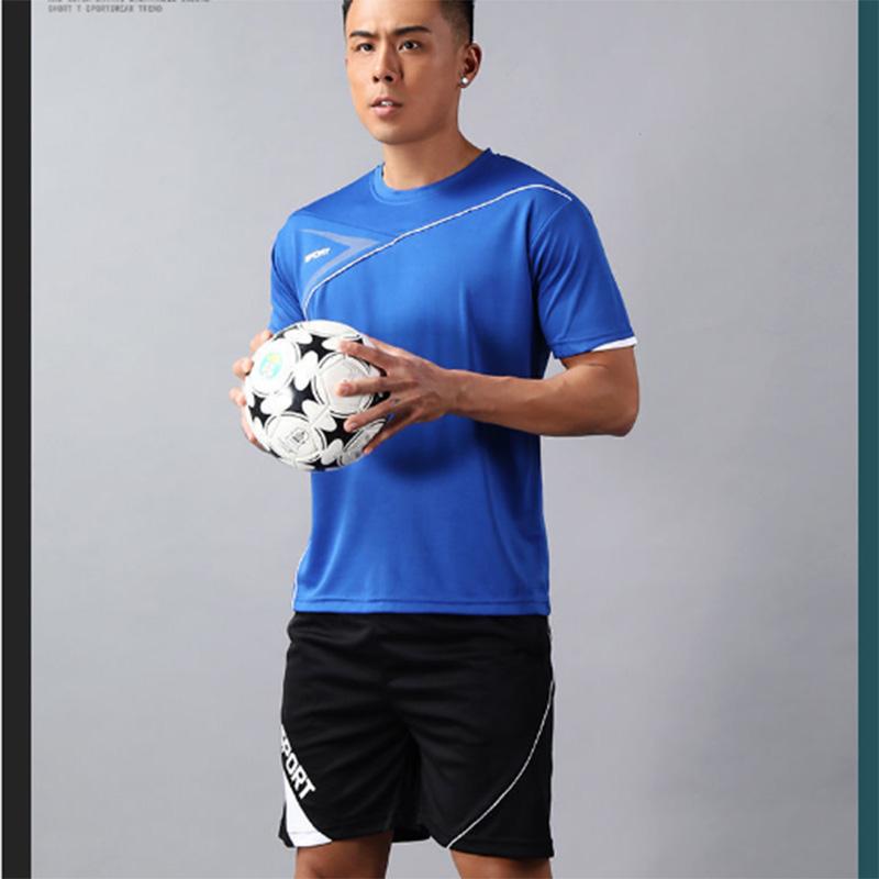 Plus Size Sports Suit Men's Quick-drying Summer Running Sportswear Fitness Training Loose Breathable Casual Suit