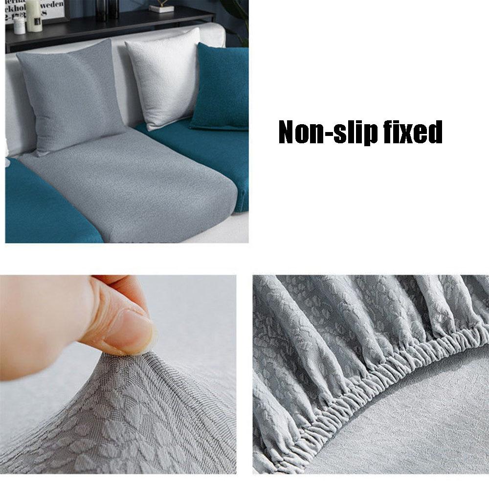 1/2/3/4 Seats Stretch Sofa Cushion Cover for Pet Kids Waterproof Furniture Protector  Spandex Washable Removable Slipcover