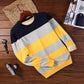 2019 Winter Casual Men's Sweater Stripe Knittwear Mens Sweaters Pullovers Pullover Men Pull Homme