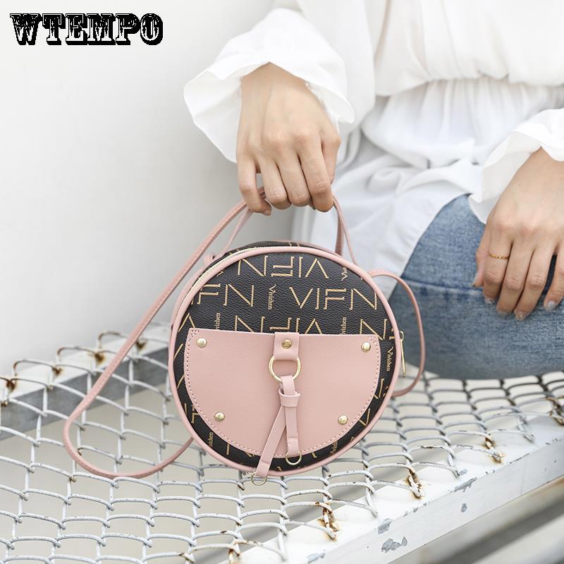 Women's bag summer tassel small round bag simple wild shoulder bag fashion retro Messenger bag