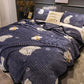 Double-sided Coral Fleece Thick Four Seasons Blanket Flannel Cover Blanket Crystal Fleece Bed Sheet Small Nap Blanket