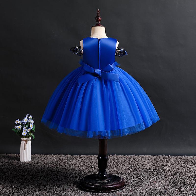 Dress Girls Costumes Princess Flower Girl Dress Children Dress Girl Sleeveless Tutu Skirt