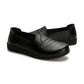 Soft Leather Mother Shoes Beef Tendon Soft Bottom Work Shoes Women's Flat Bottom Slip-on Comfortable Single Shoes Non-slip Casual Leather Shoes
