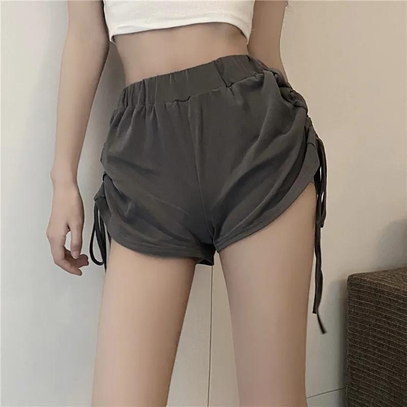 Women's Summer Shorts Show Thin Legs and Long High Waist Pants Street Girl Leisure Sports Large Size Loose Drawstring Shorts Running Shorts for Women