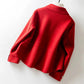 Autumn Women Faux Wool Coat Long Sleeve Single Breasted Fashion Turn Down Female Blends Causal Loose Winter Outwear