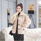 Lamb Plush Jacket Autumn and Winter Women's Fur One Thick Warm Jacket Women Loose Short Top