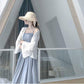 Fashion Summer Chiffon Spaghetti Strap Dress Women Sexy A-line Strapless Dress Beach Party Dress