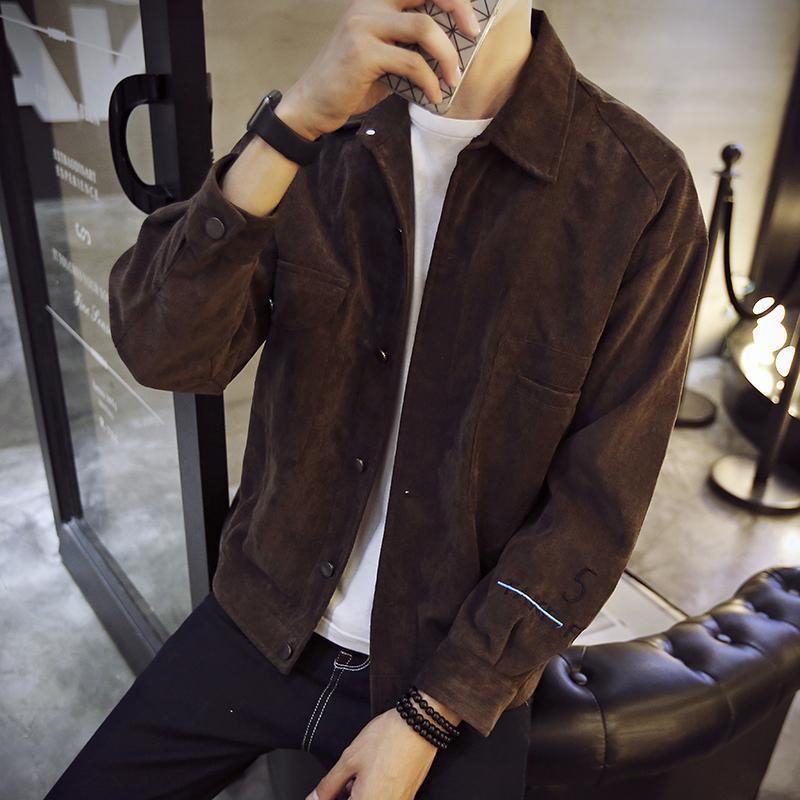 Jacket Men's Men's Jackets Spring Trend Handsome Loose Tooling Denim Spring and Autumn Men's Clothing