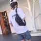 Men's and Women's Chest Bag Texture Waterproof Waist Bag Trend Large-capacity Multi-functional Messenger Wallet