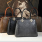 Genuine Leather Texture Female Bag Summer Handbag Large Capacity Retro Middle-aged Mother Bag Lady Trendy Bag