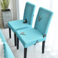 Two-piece Household Conjoined Elastic Chair Cover Modern Minimalist Dining Chair Cover Through Stool Chair Cover