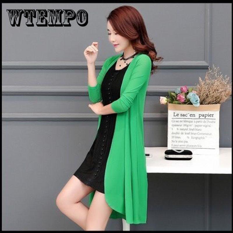 Plus Size  Sun Protection Clothing  Summer Loose Outside Beach Cardigan Ice Silk Yarn Shawl