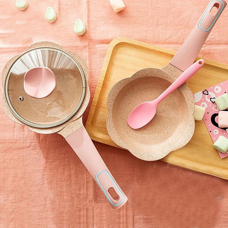 Complementary Food Pot Baby Milk Pan Frying Pan Non-stick Pan Multifunctional Household Frying Pan Wok