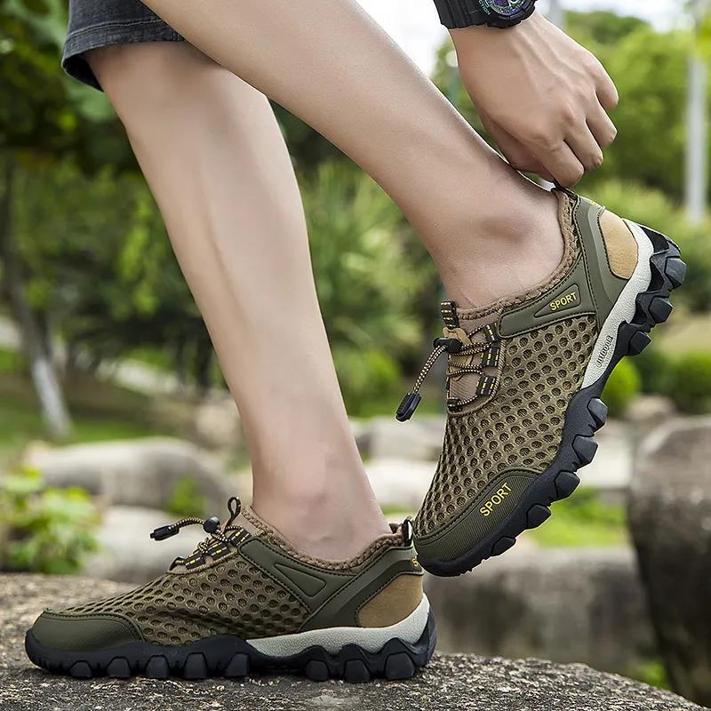 Unisex Hiking Shoes Outdoor Sports Shoes Non-slip Wear-resistant Hiking Shoes Breathable Lightweight Running Shoes