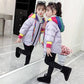 Children Winter Jacket for Girls Kids Hooded Warm Coats Hooded Cotton-Padded Jacket Kids Clothes