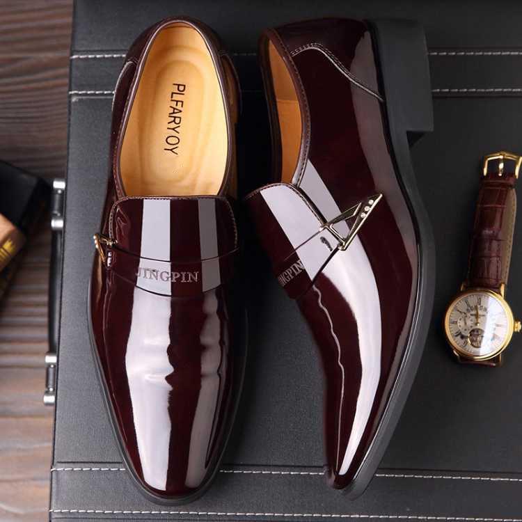 Luxury Handmade Men Leather Shoes Business Social Leather Shoes Men Formal Party Dress Shoes Loafers