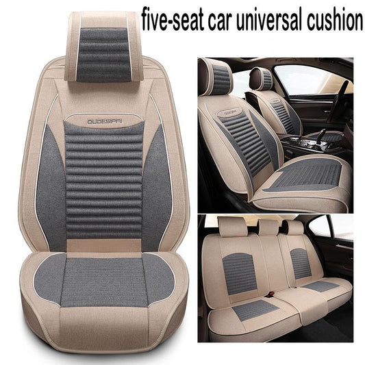 Four seasons universal all-around seat cover comfortable 5-seater car cushion car cushion