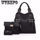 Women's bag summer wild shoulder bag Messenger bag large capacity trend leisure bag three-piece