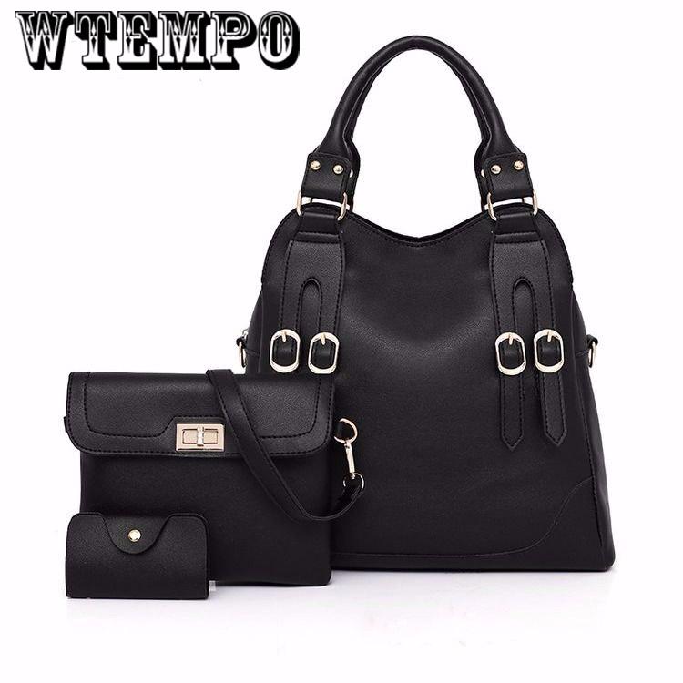 Women's bag summer wild shoulder bag Messenger bag large capacity trend leisure bag three-piece
