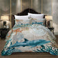 Duvet Cover Fashion 3pcs 3D Dolphin Bedding Set Queen King Size Bedroom Comforter Cover