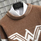 Sweater Men's Round Neck Thickened Autumn and Winter Men's All-in-one Fleece Sweater Winter Pullover Sweater